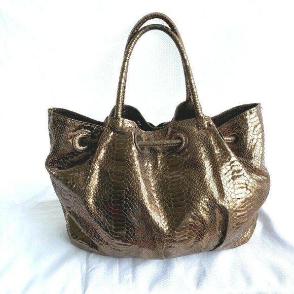 Fatto a Mano By Carlos Falchi faux leather Metalli - Picture 4 of 11